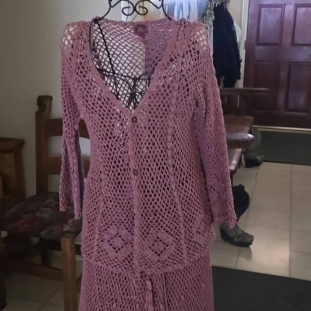 Button Up Jacket And Pull String Skirt..Vintage..… - image 2